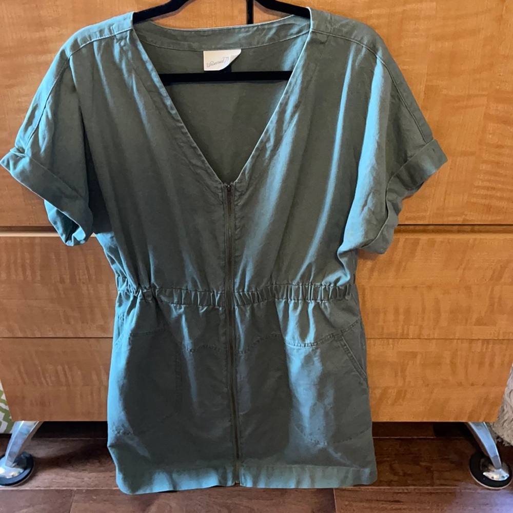 Olive green dress